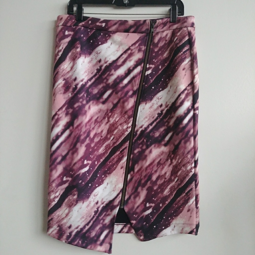 Asymmetrical stretch pencil skirt ✏️ size large